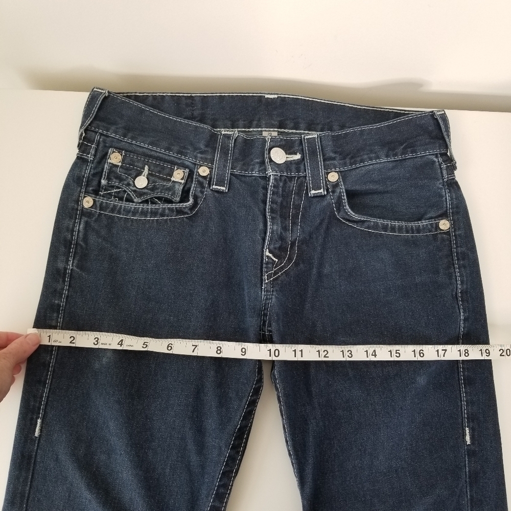 True Religion Skinny Jeans with Flap Size 29 Dark Wash - Picture 2 of 16